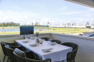 Gulfstream Park ABD Hipodromu özel seyir alanları ve localar