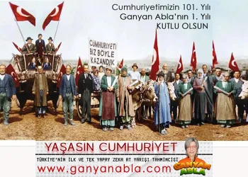 Cumhuriyetimizin 101. Yılını Selamlıyoruz