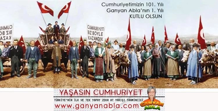 Cumhuriyetimizin 101. Yılını Selamlıyoruz