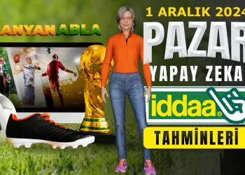 Yapay Zeka İddaa Tahminleri 1 Aralık Pazar